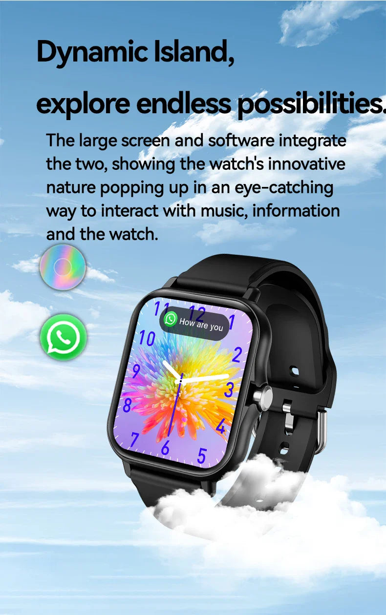2025 Smart Watch with Bluetooth Call & Fitness Tracker