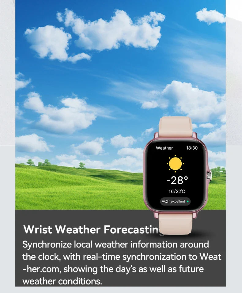 2025 Smart Watch with Bluetooth Call & Fitness Tracker