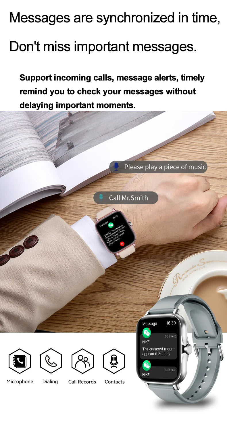 2025 Smart Watch with Bluetooth Call & Fitness Tracker