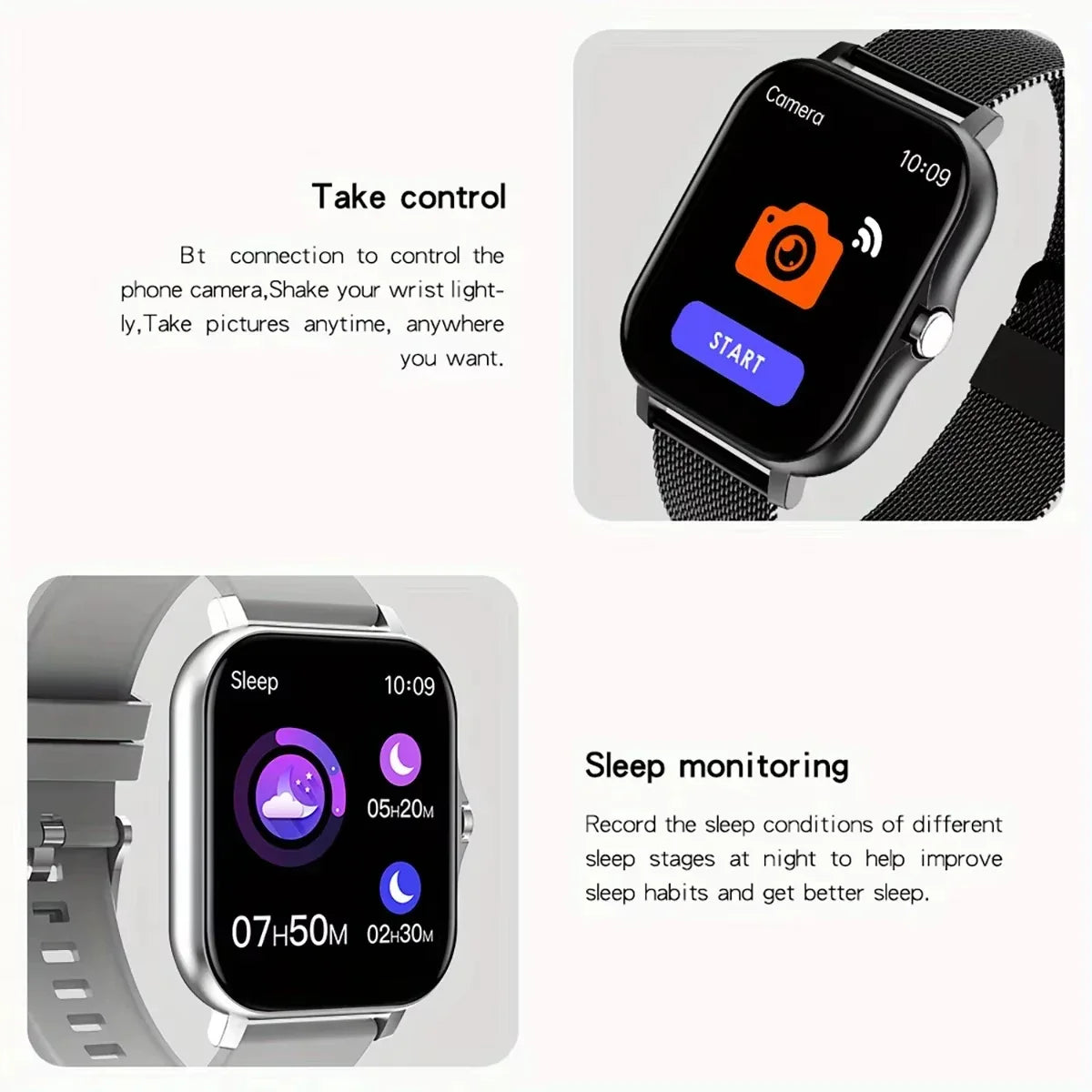 2025 Smart Watch with Bluetooth Call & Fitness Tracker