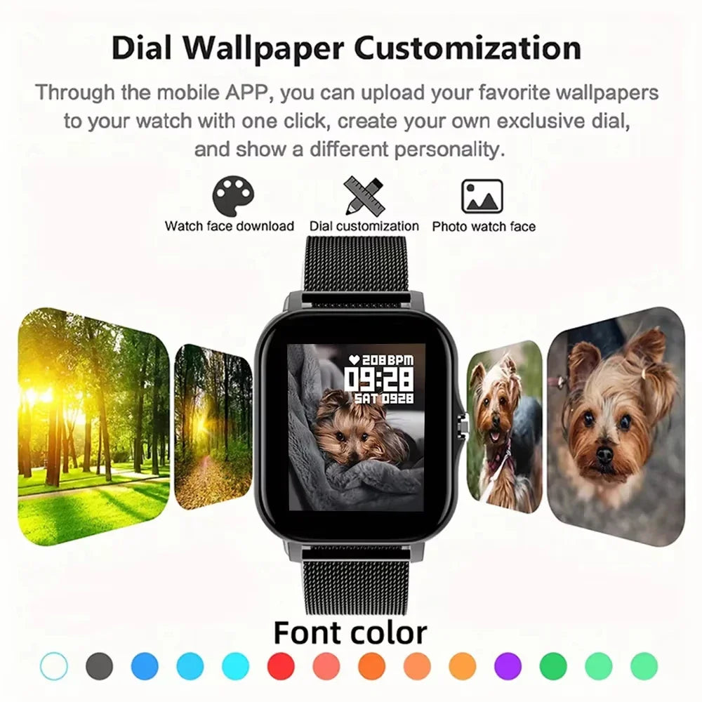2025 Smart Watch with Bluetooth Call & Fitness Tracker