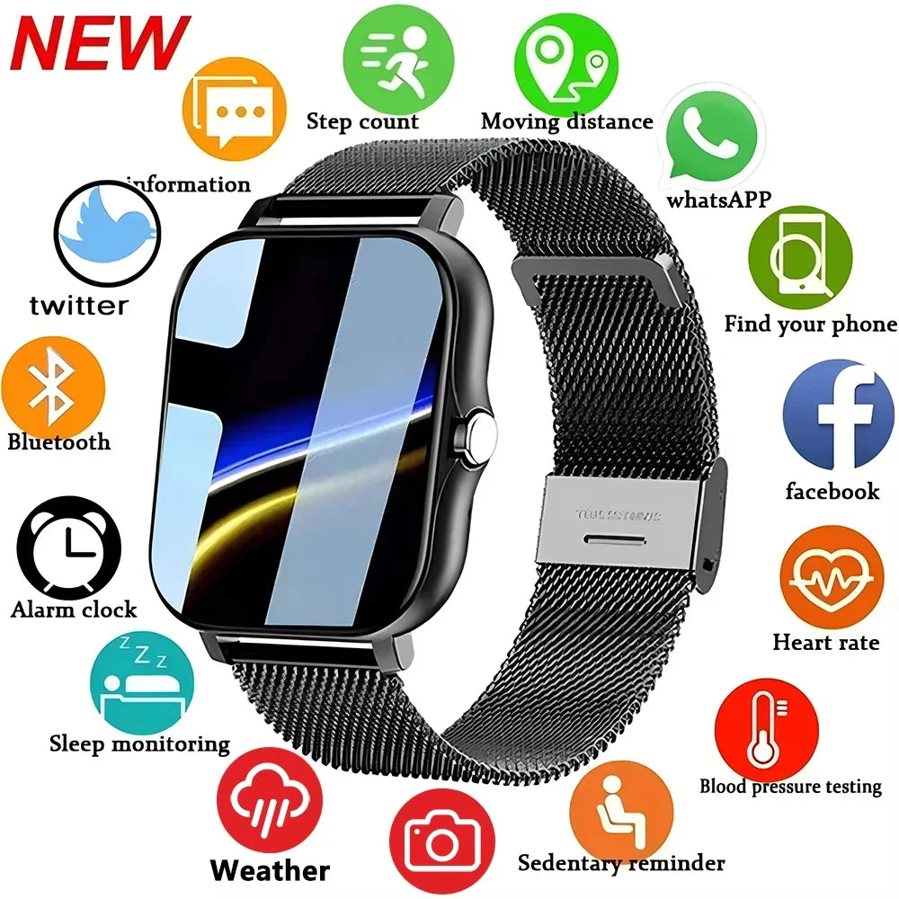 2025 Smart Watch with Bluetooth Call & Fitness Tracker