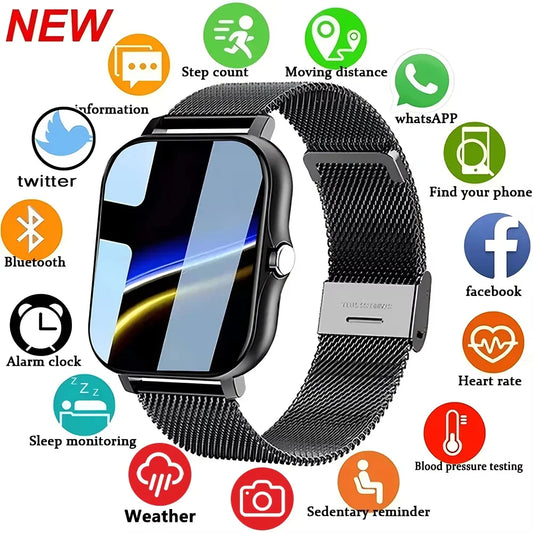 2025 Smart Watch with Bluetooth Call & Fitness Tracker