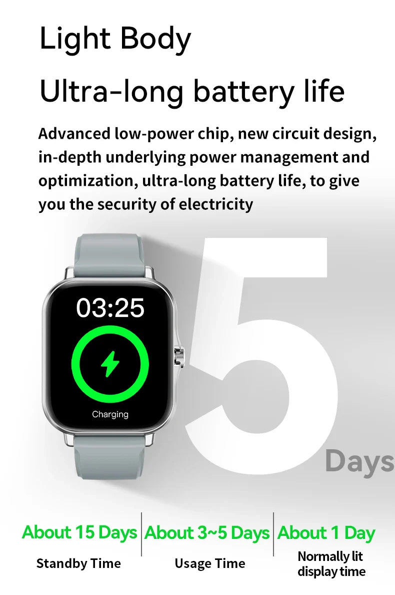 2025 Smart Watch with Bluetooth Call & Fitness Tracker